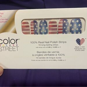 Color Street Patriotic Nail Strips - Red, White, Blue